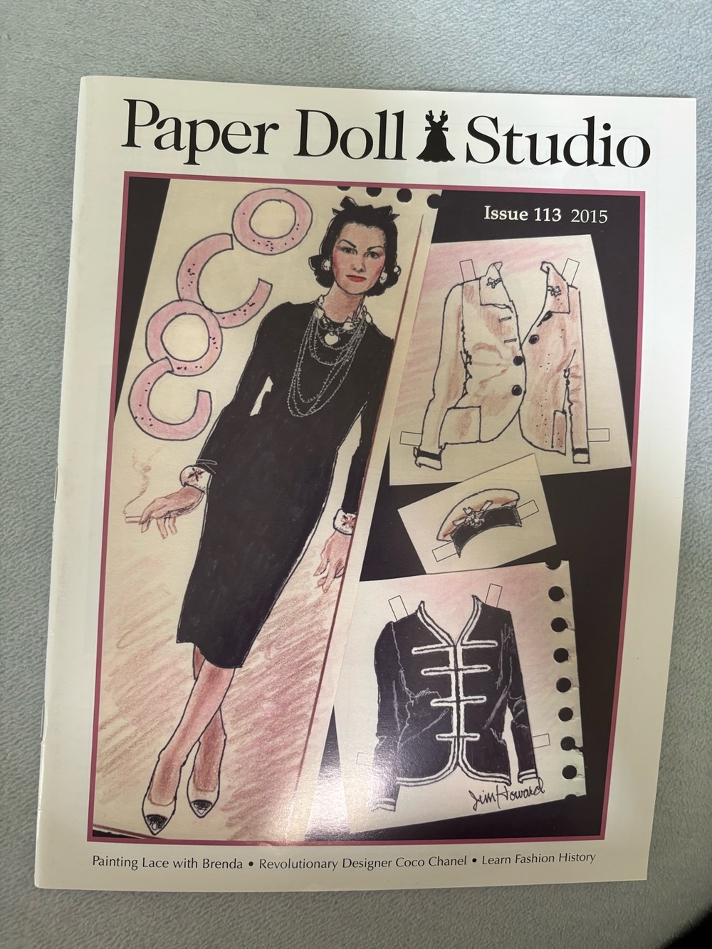 Paper Doll Studio magazine Chanel 2015